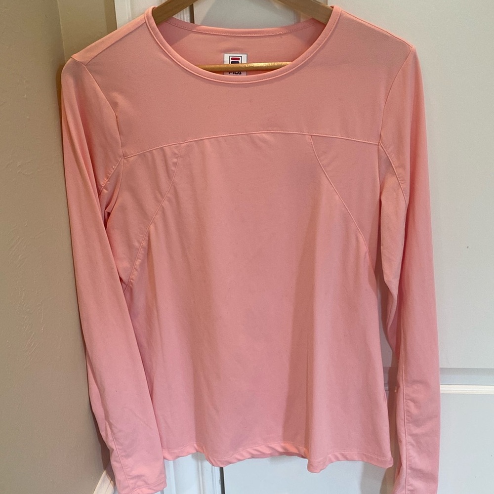 Fila peach tennis top sized medium